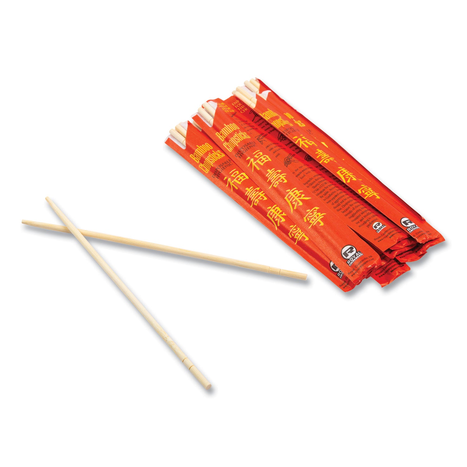 AmerCareRoyal® Natural Paper Chopsticks - 9 Inch, 1000 Count Bulk Pack - Perfect for Restaurants, Takeout, and Asian Cuisine