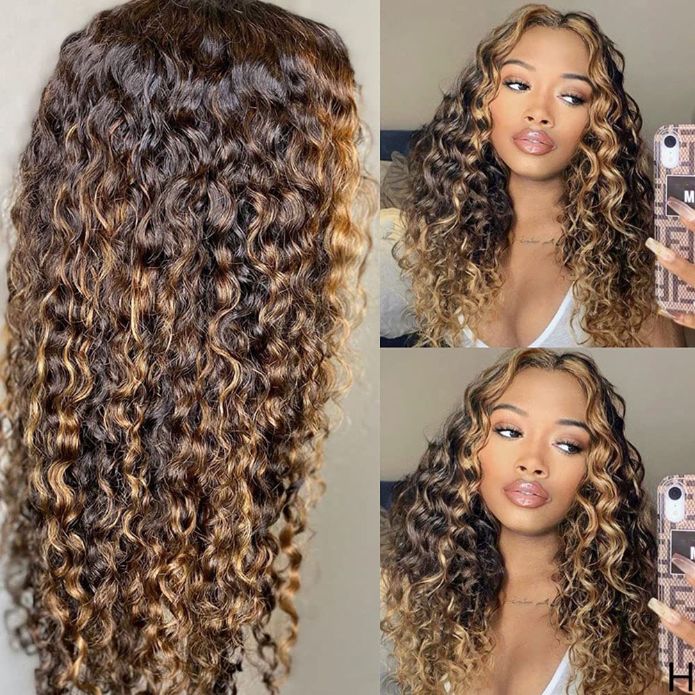 150% Density 13×6 T Part Lace Front Human Hair Wig - Pre Plucked with Baby Hair, Curly Lace Frontal Wigs for Women | Perfect for Daily Wear, Parties & Special Occasions