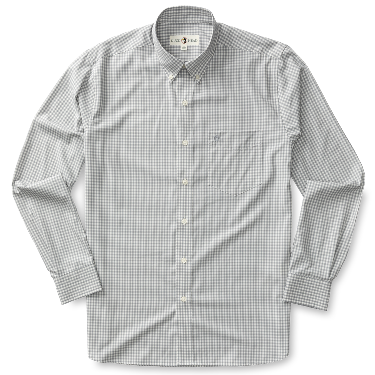 Walton Gingham Performance Poplin Sport Shirt - Ultimate Grey | Breathable & Comfortable Men's Casual Shirt for Golf, Office & Summer Outings