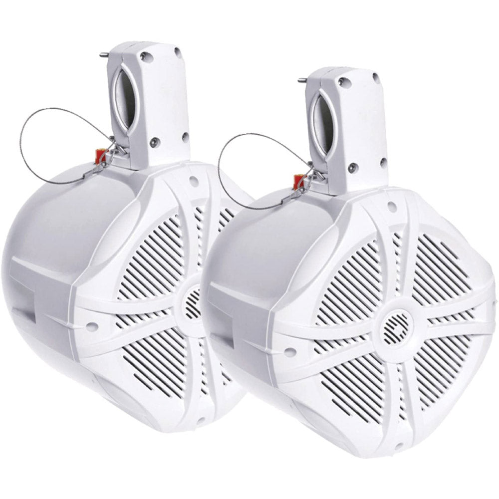 Power Acoustik MWT 65W Marine Grade Wake Tower Speaker Enclosure - Waterproof Boat Speakers for Wakeboarding & Watersports - Perfect for Boats, Yachts & Marine Audio Systems