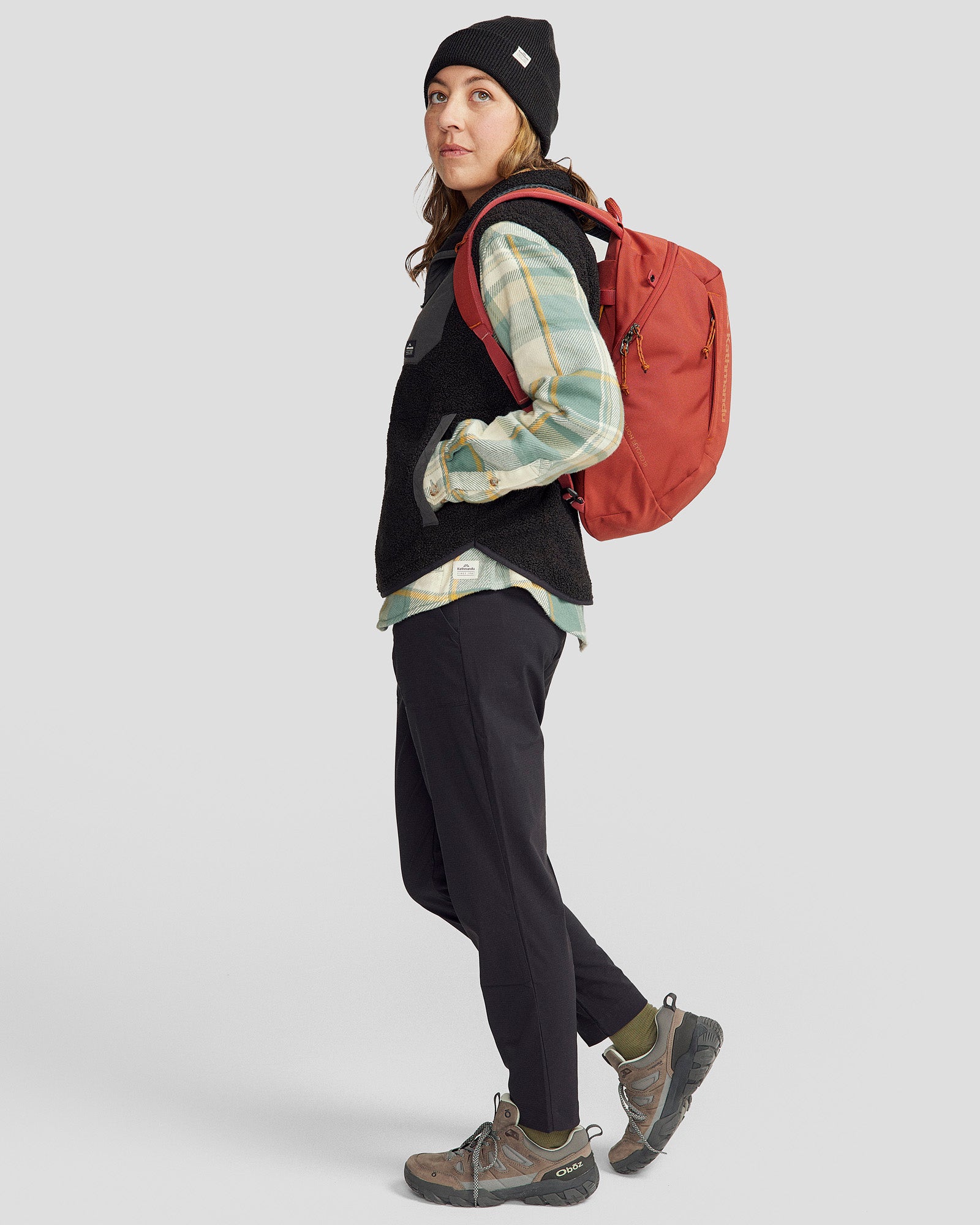 Gluon Beyond Backpack 18L Redwood - Lightweight Hiking Backpack for Men & Women - Perfect for Travel, Camping, and Outdoor Adventures