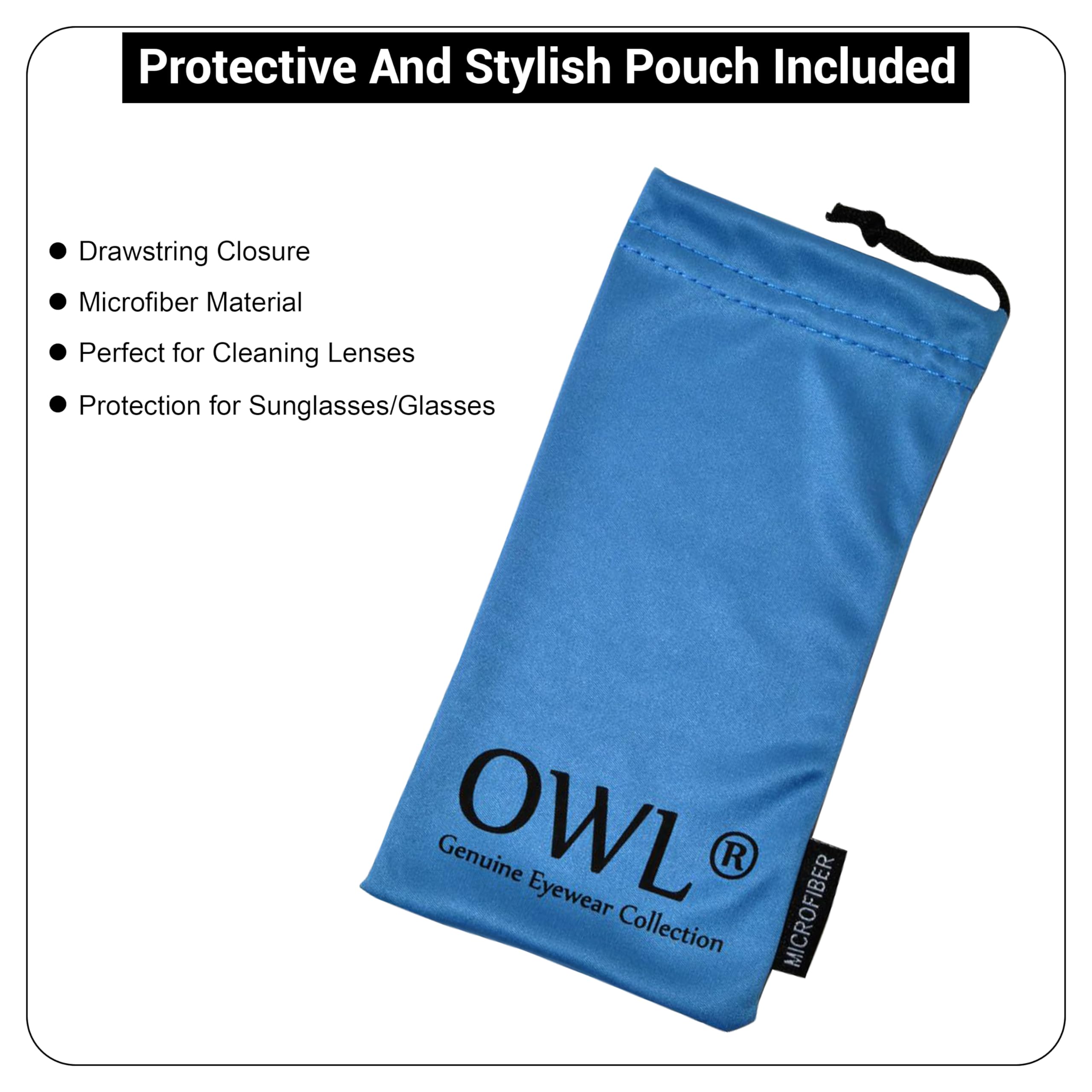 OWL 3-Pack Blue Light Blocking Glasses for Kids - Anti Blue Ray Gaming & Computer Glasses - Non-Prescription with Tester - Perfect for Online Classes, Video Games & Screen Time Protection