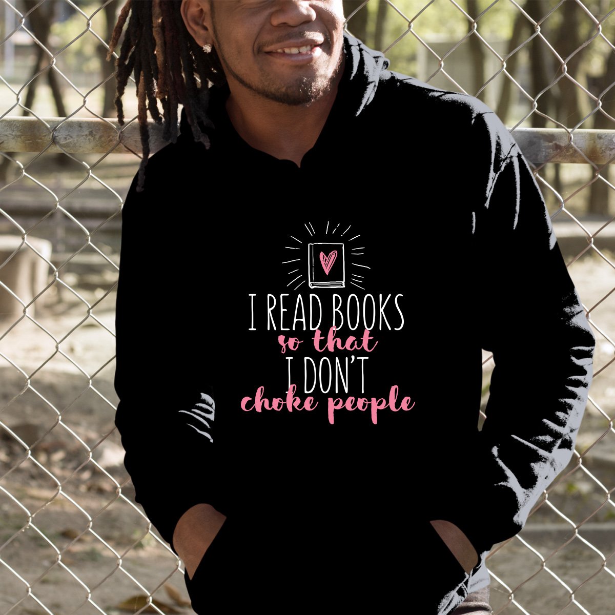 Books Hoodie - Cute & Funny Reading Lover Sweatshirt Gift for Bookworms | Perfect for Book Clubs, Library Visits & Cozy Reading Nights