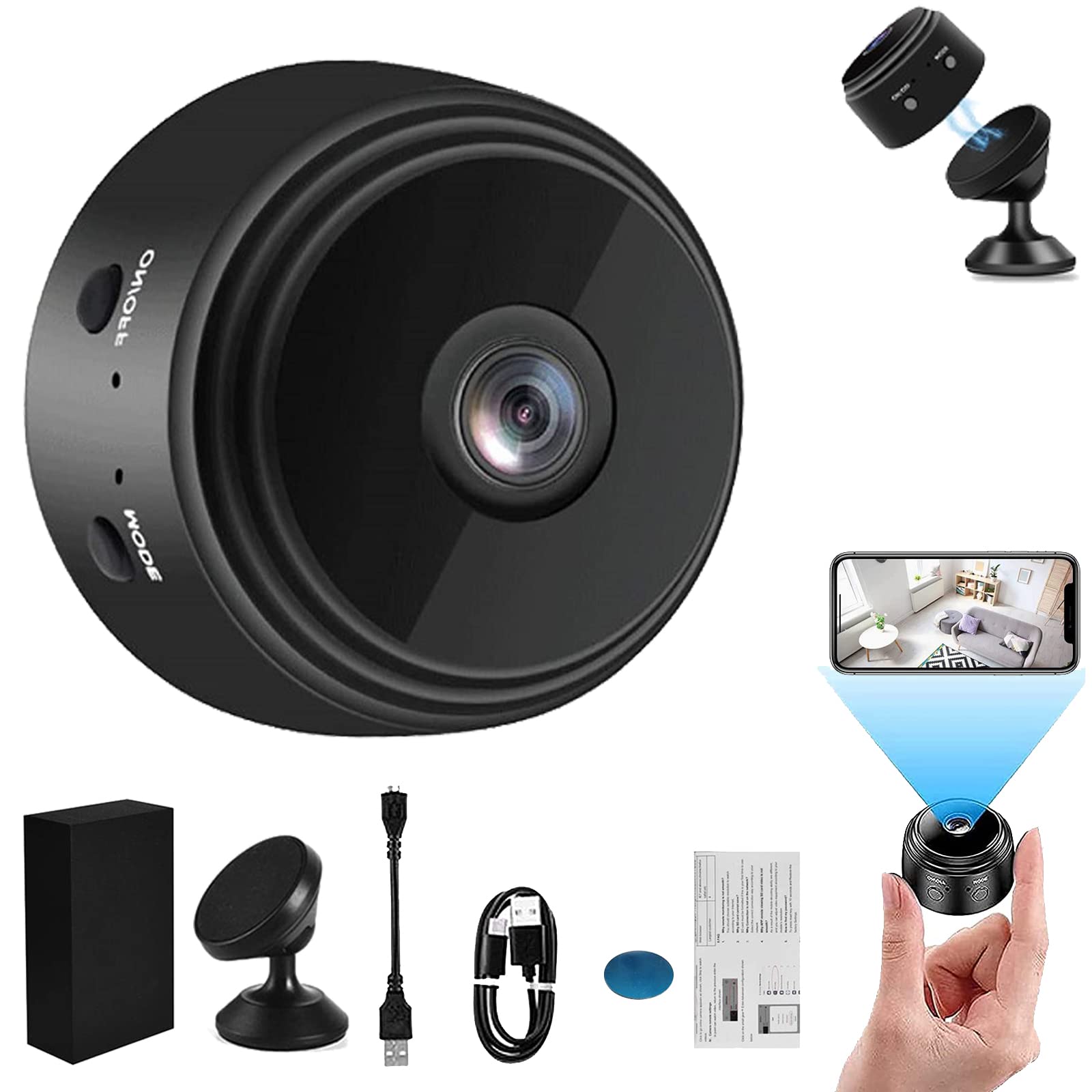 Wireless Trailer Hitch Camera HD 1080p - Backup Monitor for Trucks & RVs