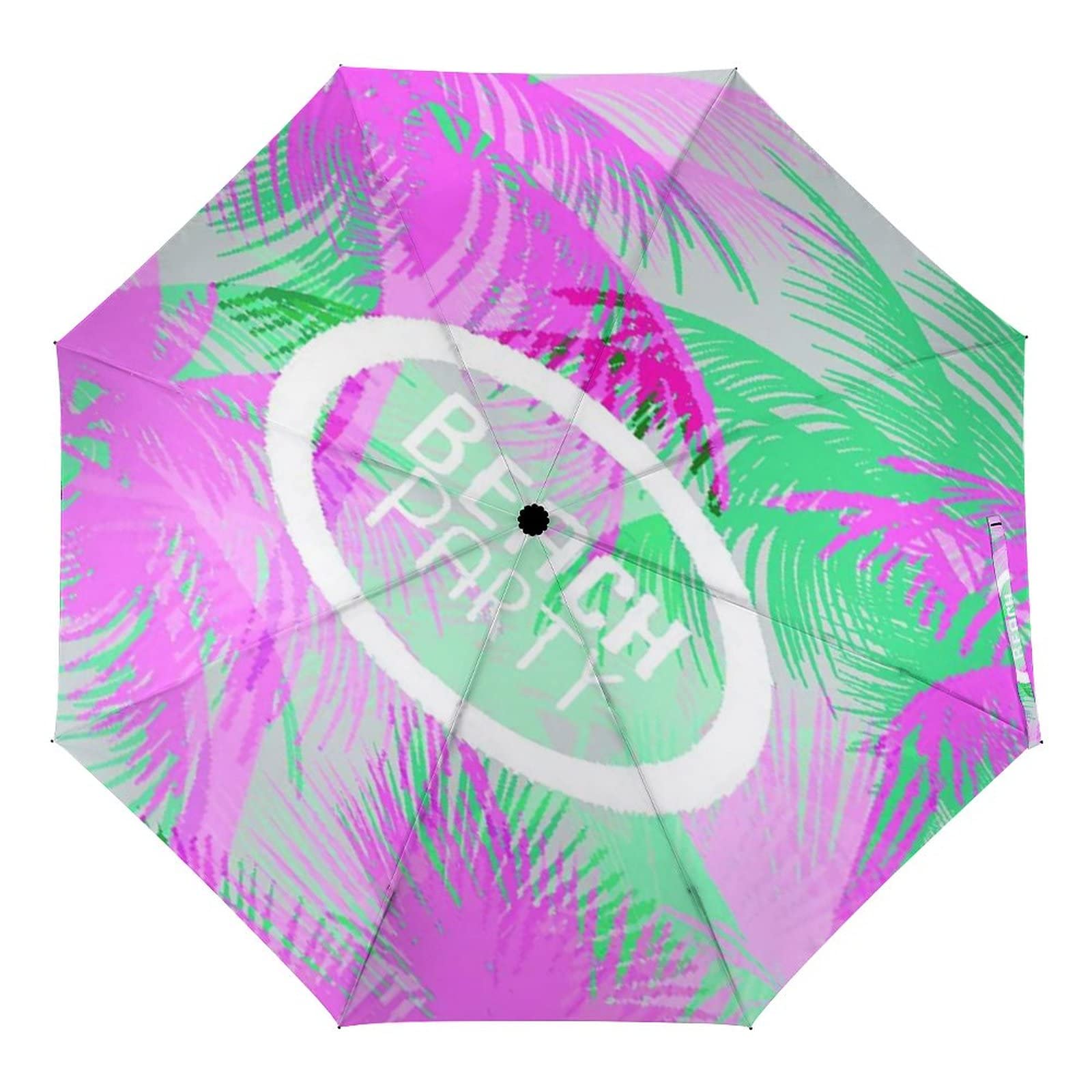 Twin Size Street Skull Skateboard Graphic Travel Umbrella - Windproof Compact Auto Open/Close Waterproof Portable Umbrella for Skateboarding, Urban Commuting & Outdoor Activities