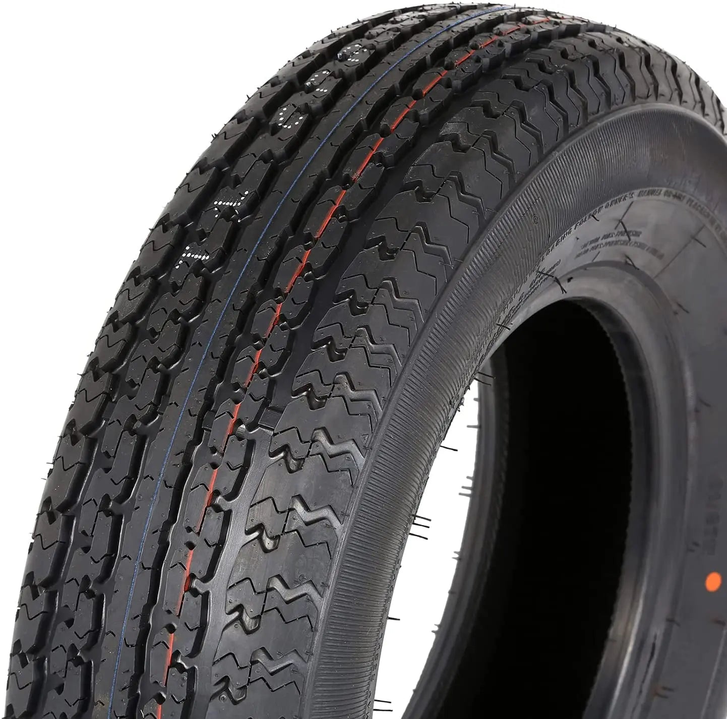 ST205/75R14 Radial Trailer Tire - Heavy Duty 8 Ply Load Range D - Set of 2 - Perfect for Boat Trailers, Utility Trailers & Campers - Durable All-Season Performance