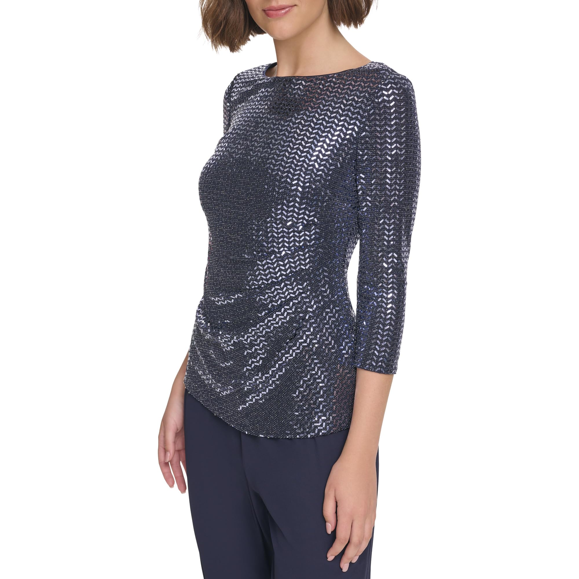 Jessica Howard Women's Sequin Bodice Jumpsuit - Elegant Sparkly Romper for Parties, Weddings & Special Occasions | Plus Size & Petite Options Available