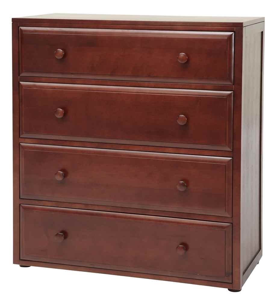 4 Drawer Wooden Dresser for Kids - Sturdy Nursery Storage Organizer for Clothes, Toys & Baby Essentials | Perfect for Bedroom, Playroom & Daycare