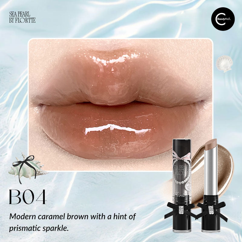 FLORTTE Glass Sea Collection – Hydrating Solid Lip Gloss with Shine | Perfect for Everyday Wear & Special Occasions