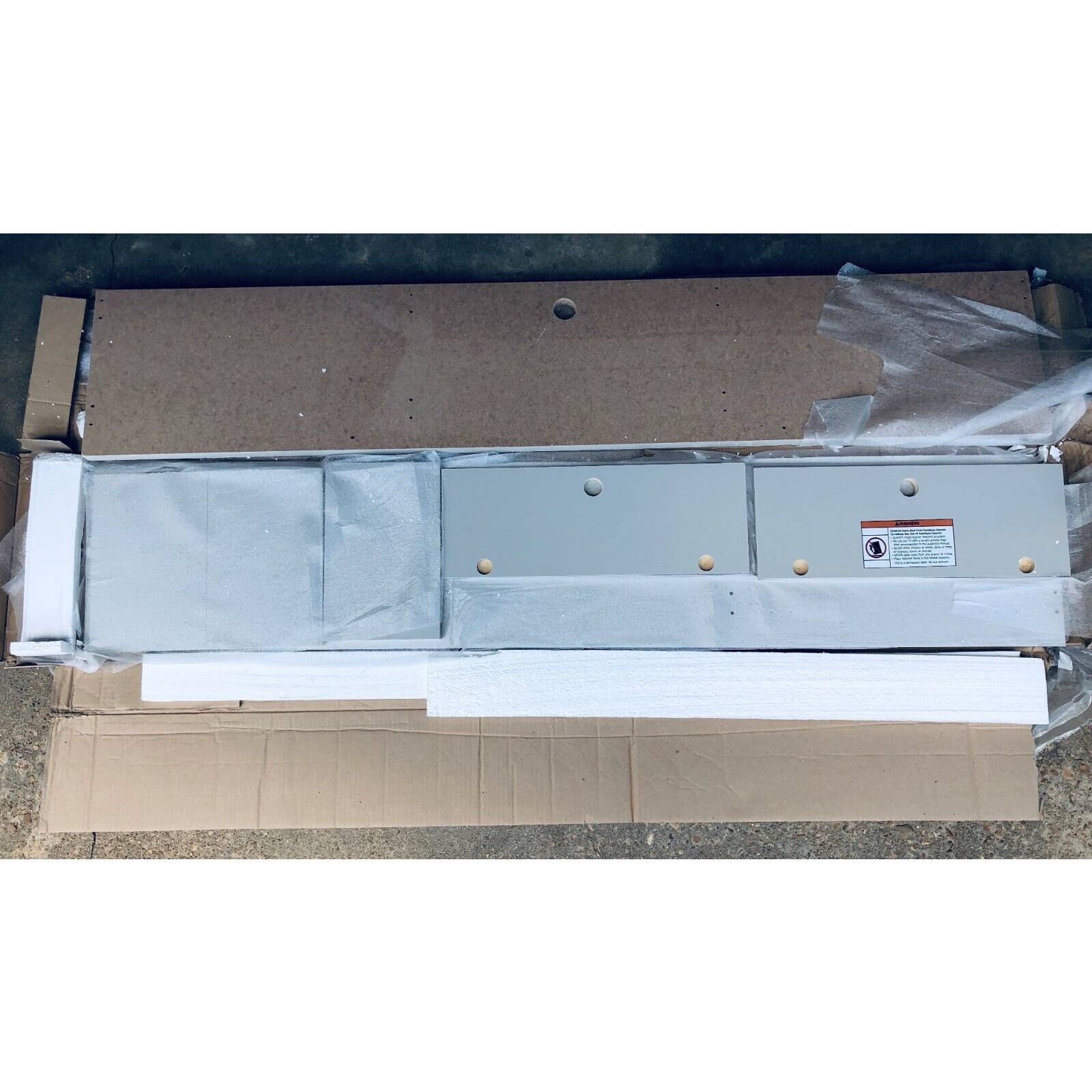 Manhattan Comfort Floating Panel TV Stand 220BMC1 - 62.99