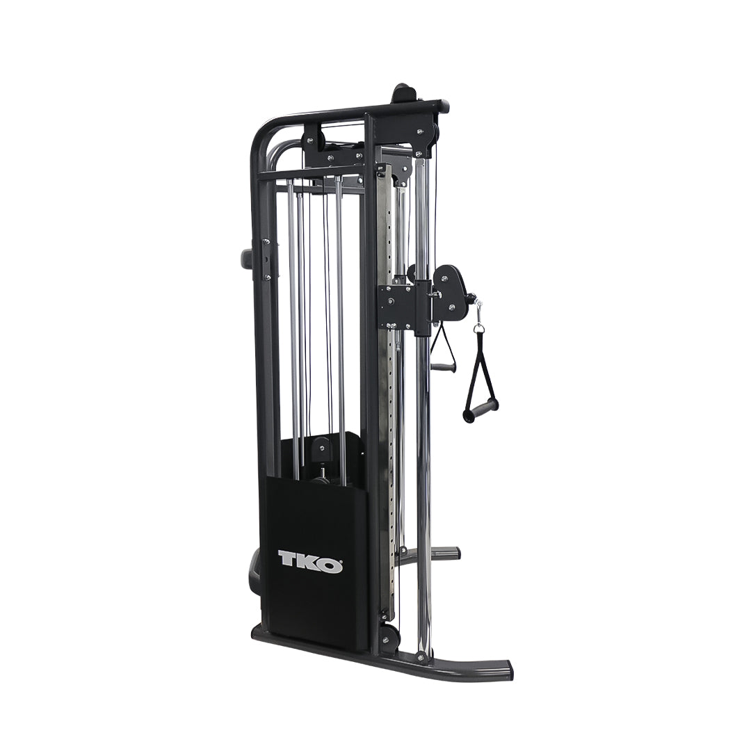 TKO Functional Trainer 160LB Stack - Light Commercial Gym Equipment for Home & Studio Workouts | Strength Training & Fitness Exercises