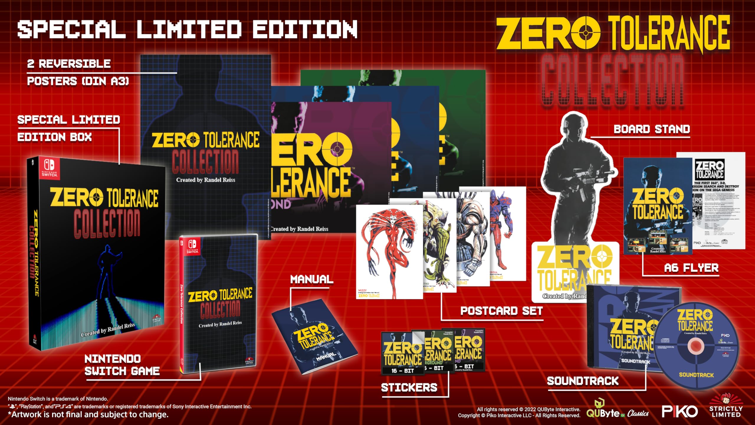 Zero Tolerance Collection - Special Limited Edition for Nintendo Switch | Exclusive Gaming Bundle for Hardcore Fans & Collectors | Perfect for Gaming Nights & Collector's Displays