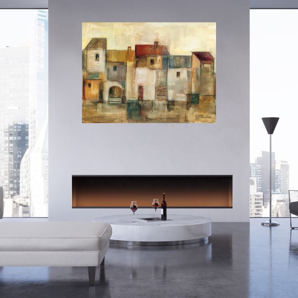 Silvia Vassileva Cityscape Canvas Art - Large Wall Decor for Living Room