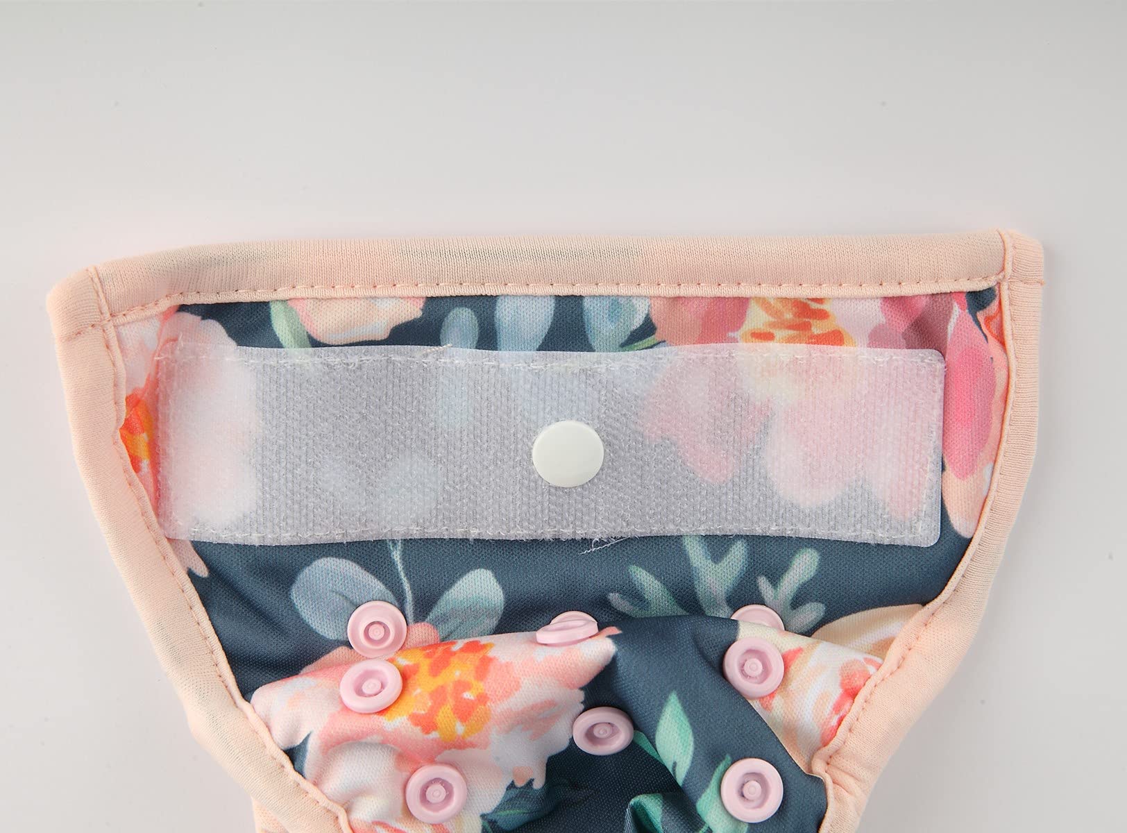 Waterproof Newborn Diaper Cover with Snap & Loop Closure - Soft PUL Fabric - 1 Pack - Perfect for Baby Showers, Travel & Everyday Use