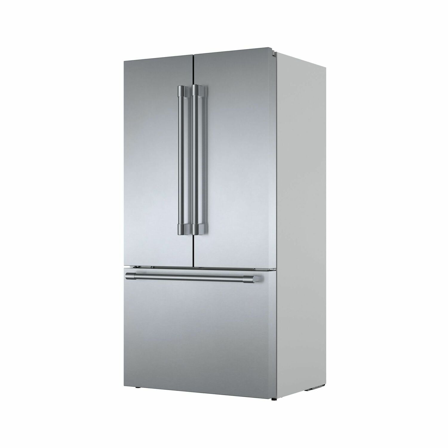 Bosch 800 Series 36 Inch French Door Refrigerator with Bottom Freezer - Stainless Steel B36CT81SNS - Easy Clean Interior - Perfect for Modern Kitchens & Large Families