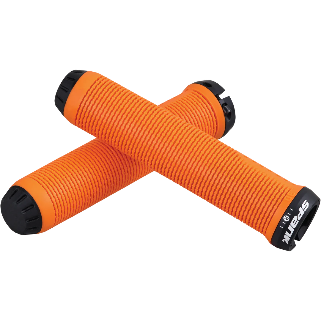 Spank Spike Grip 30 - Premium Bike Handlebar Grips for Mountain & Road Bikes - Non-Slip Comfortable Cycling Accessories for Men Women - Perfect for Trail Riding, Commuting & Urban Cycling