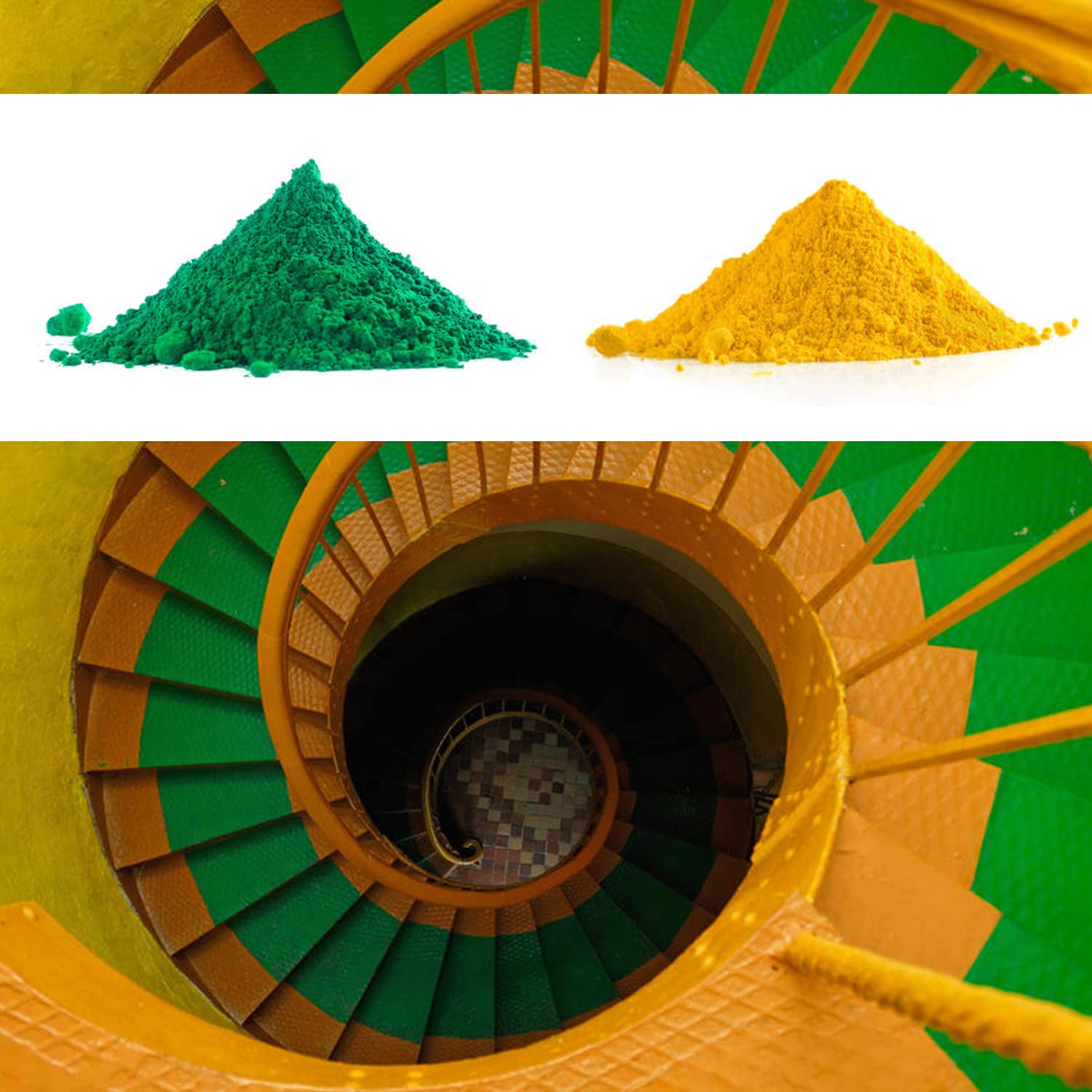 Premium Green Iron Oxide Pigment - 100g Bag for Artistic Painting, Concrete, Clay, Lime, Plaster & Masonry | Natural Mineral Dye for DIY Crafts, Home Decor & Industrial Use
