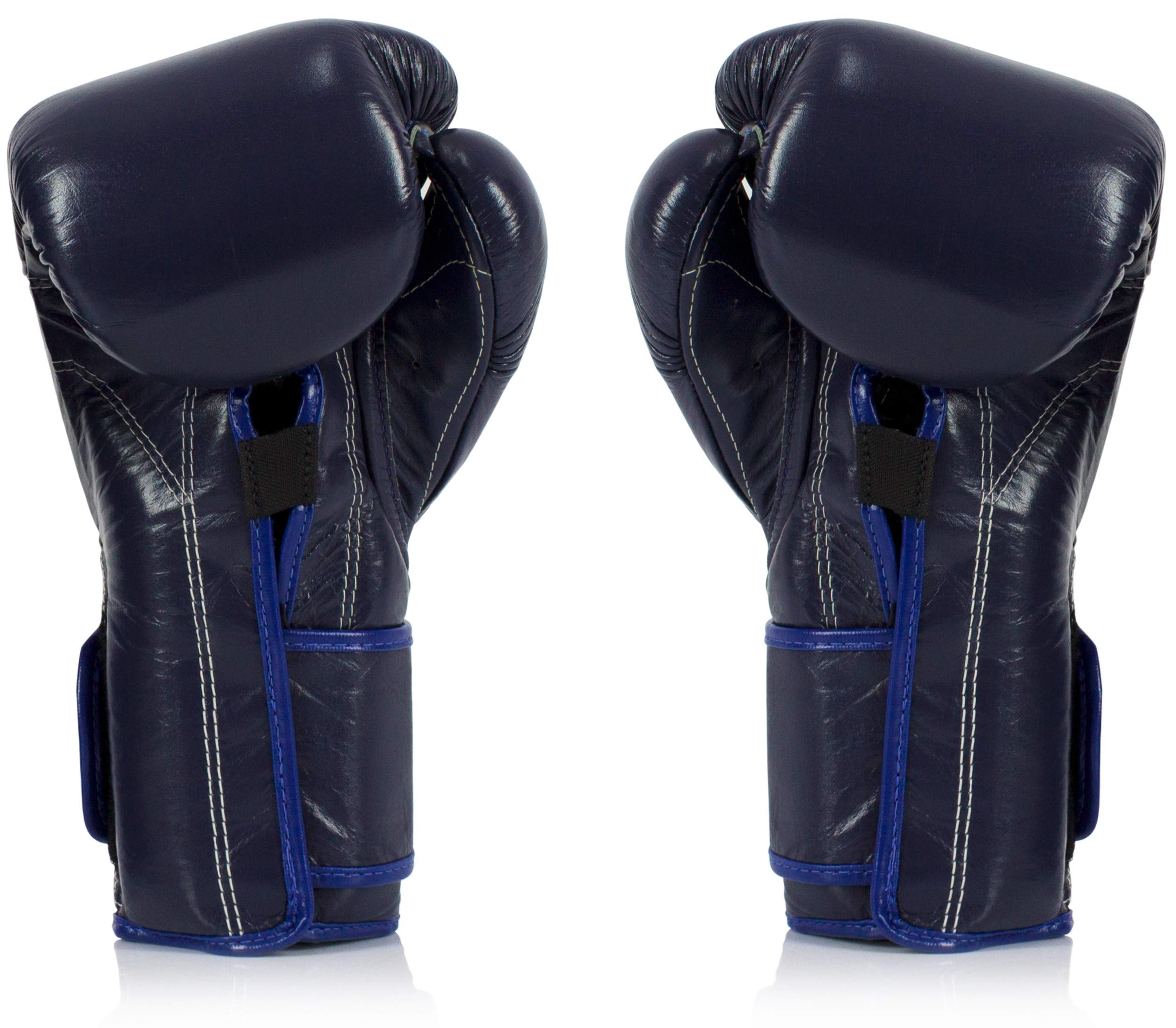 Fairtex BGV9 Muay Thai Boxing Gloves for Professionals & Trainers - Mexican Style MMA Gloves for Hard Hitters | Lightweight Shock-Absorbent Martial Arts Training Gloves | Perfect for Sparring, Bag Work & Competition