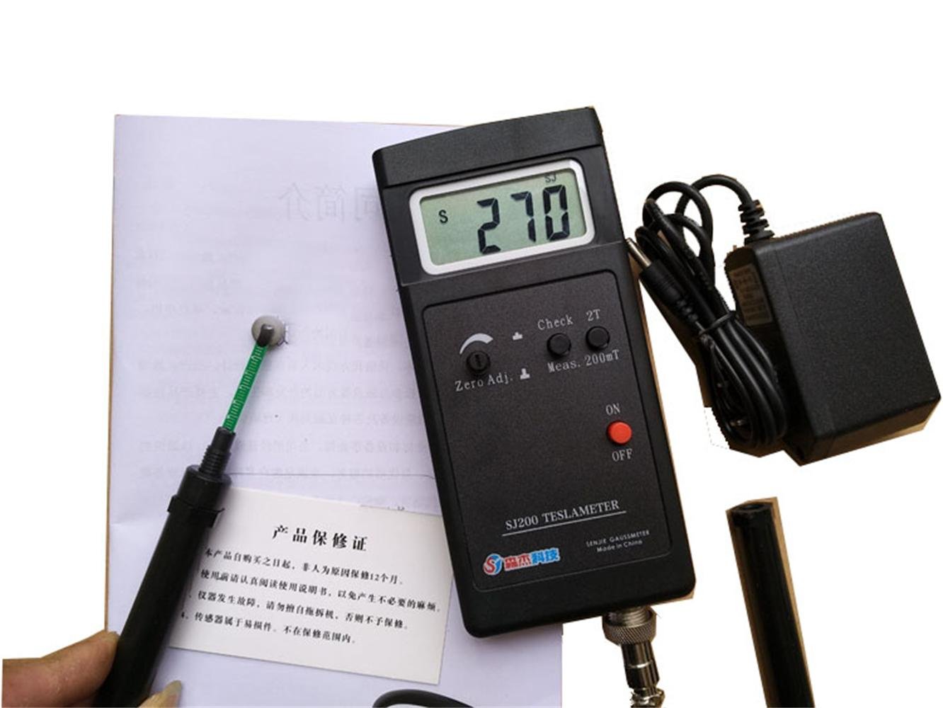 High Precision Digital EMF Meter - Handheld Gauss Meter & Tesla Meter for Magnetic Field Testing | Home, Lab & Industrial Use