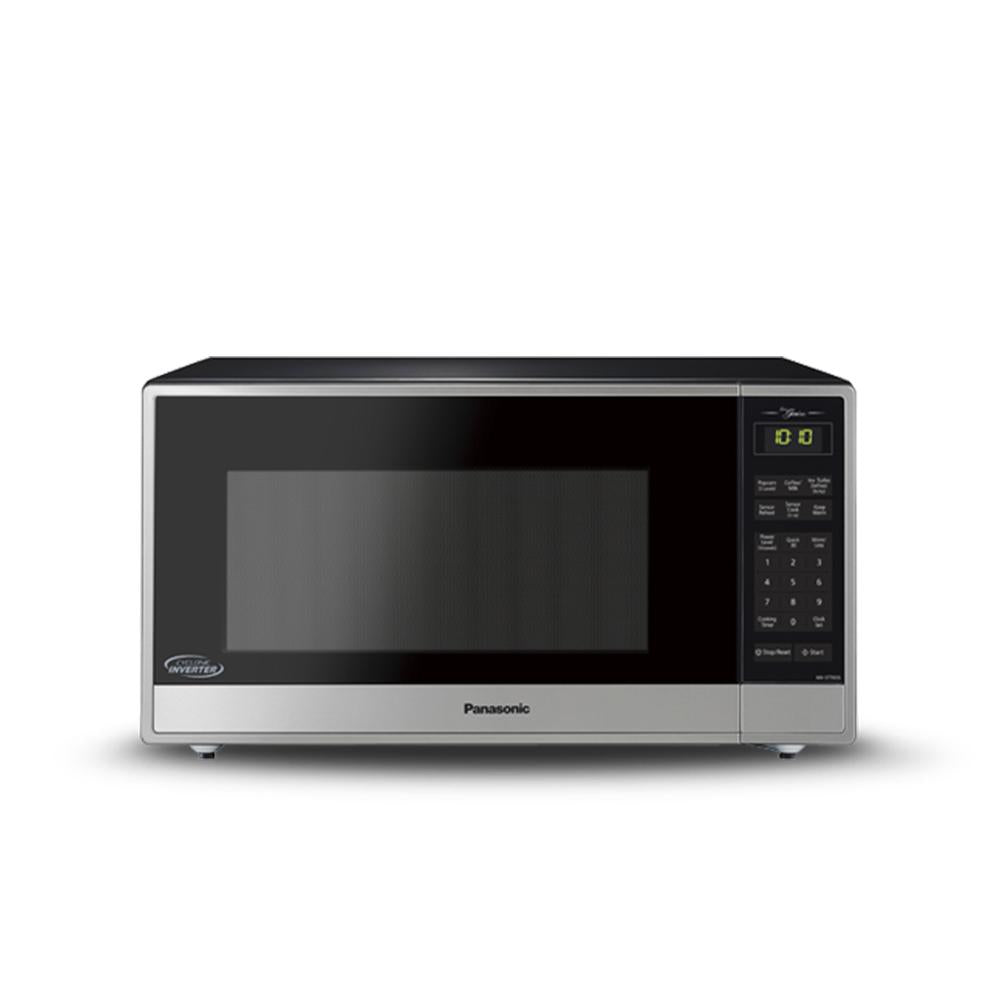 PANASONIC NNST975S 2.2 CU FT Stainless Steel Genius Microwave Oven - Certified Refurbished with Home Essentials Warranty | Perfect for Kitchen, Dorm & Office Use