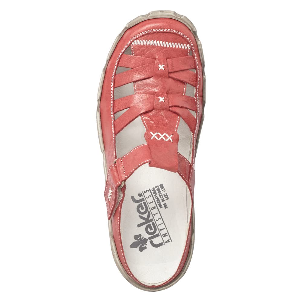 Rieker Women's Comfort Clogs - Slip-Resistant Casual Shoes for Nurses, Teachers & Healthcare Workers - Perfect for Work, Errands & All-Day Wear