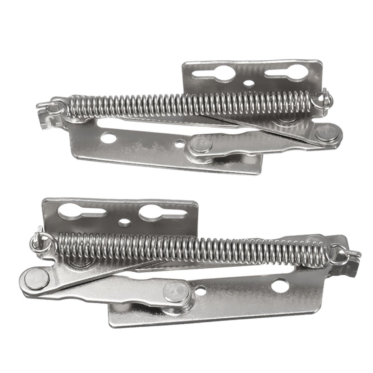 80 Degree Sprung Hinges for Kitchen Cabinets - Upper Door Lift Support Hardware (Left & Right Pair) - Perfect for Cabinet Door Stay Flap and Top Mount Applications