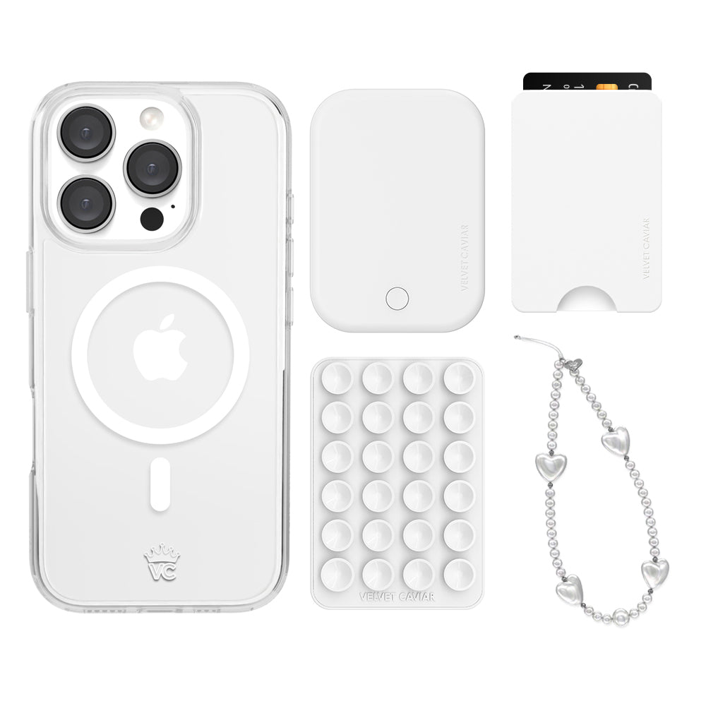 Clear iPhone Case with Wallet Holder - Slim Protective Cover for iPhone 13/14/15 Pro Max - Perfect for Everyday Use & Travel Accessories