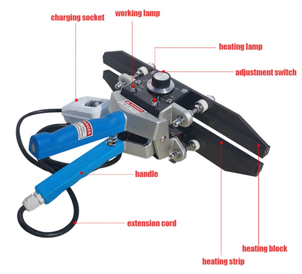 NEWTRY Portable Handheld Heat Sealer Tool - 12 Inch FKR-300 with Temperature Control for Sealing Bags, Pouches & Storage Containers | Perfect for Food Preservation, Vacuum Sealing & DIY Crafts