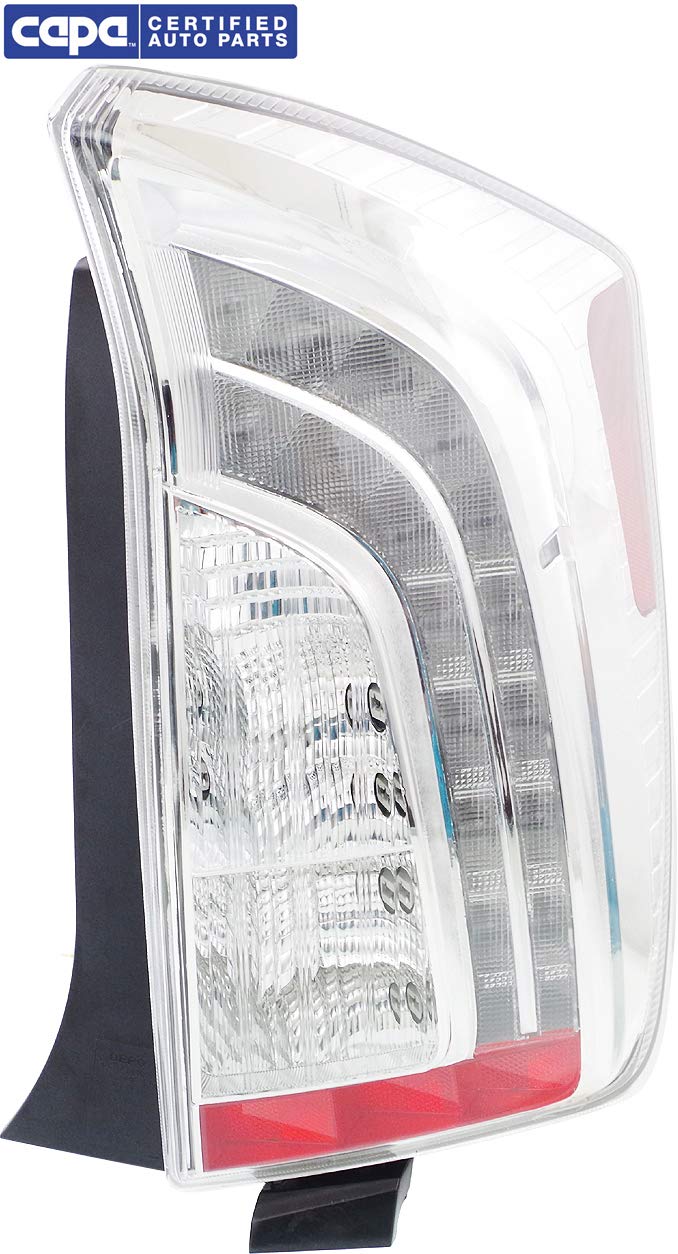 Evan-Fischer CAPA Certified Passenger Side Tail Light Assembly for 2012-2015 Toyota Prius Plug-In - Perfect for Night Driving & Enhanced Vehicle Safety