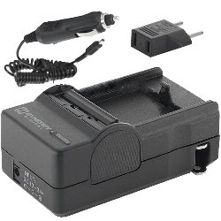 Synergy Digital Camcorder Battery Charger for Panasonic HDC-HS250 - Replacement Charger for Panasonic DU14, DU21, VW-VBG130 & VBG260 - 110V/220V Dual Voltage with Car & EU Adapters - Perfect for Travel, Vlogging & Professional Video Recording