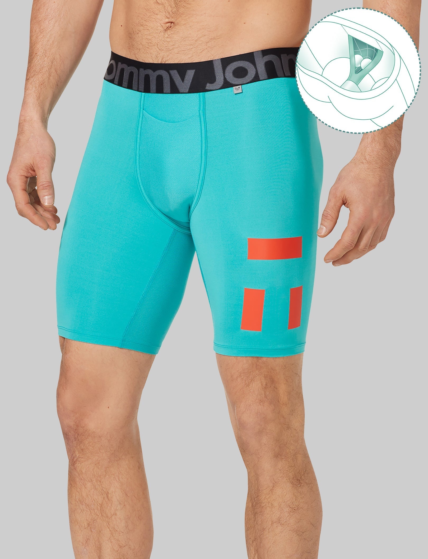 360° Sport Boxer Briefs for Men - 8-Pack Moisture-Wicking Breathable Underwear for Workout & Active Lifestyle - Gym, Running, Cycling, Travel Comfort