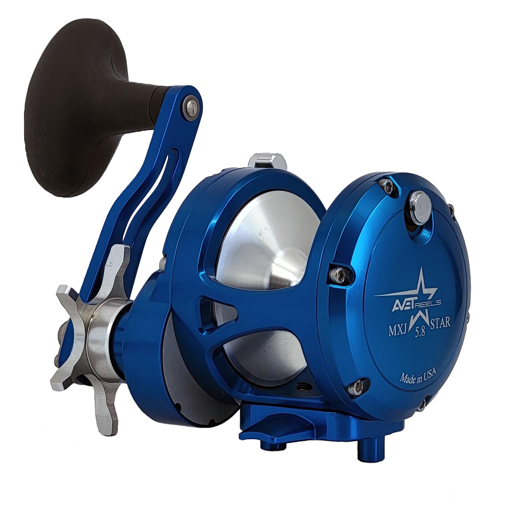 Avet MXJ 5.8 Single Speed Star Drag Fishing Reel - Saltwater & Freshwater Fishing Gear for Offshore, Inshore, and Boat Anglers