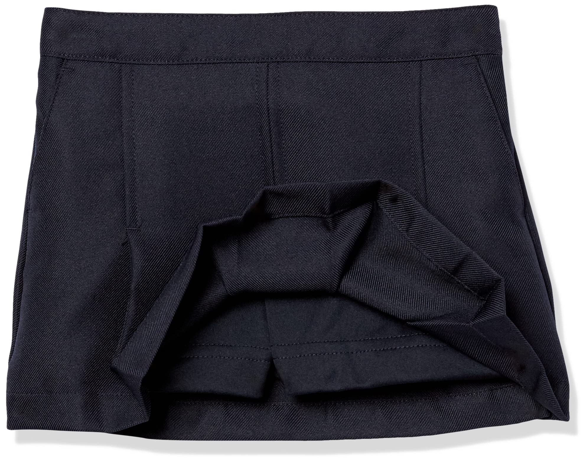 Nautica Girls' Pleated School Uniform Skirt with Built-in Shorts - Stretch Knit Waistband, Easy Pull-On Design - Perfect for School, Church & Formal Occasions