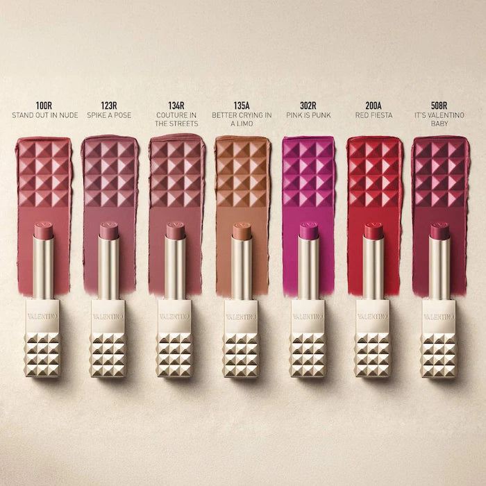Valentino Buttery Matte Lipstick - Long Lasting, Hydrating & Highly Pigmented - Perfect for Everyday Wear, Parties & Special Occasions