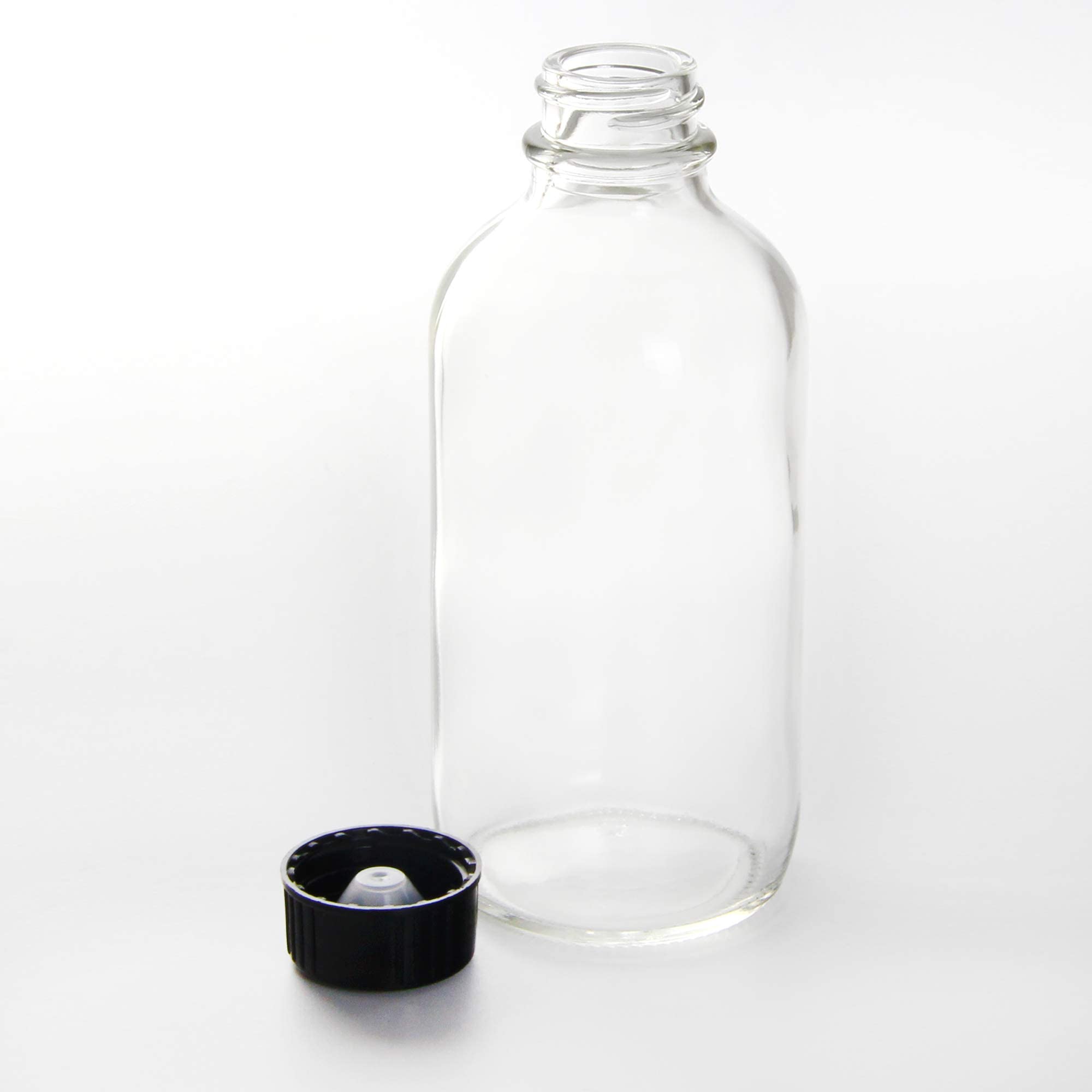 Youngever 16 Pack 2oz Empty Glass Bottles with Lids - Refillable Containers for Essential Oils, Vanilla Extract, DIY Beauty & Crafts - Perfect for Aromatherapy, Homemade Spices & Gift Packaging