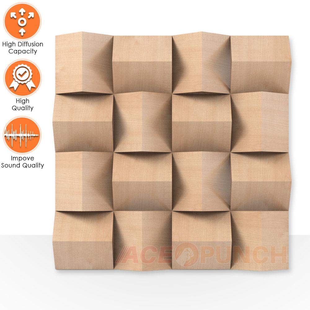 Premium Wooden Acoustic Diffuser Panel - 23.6