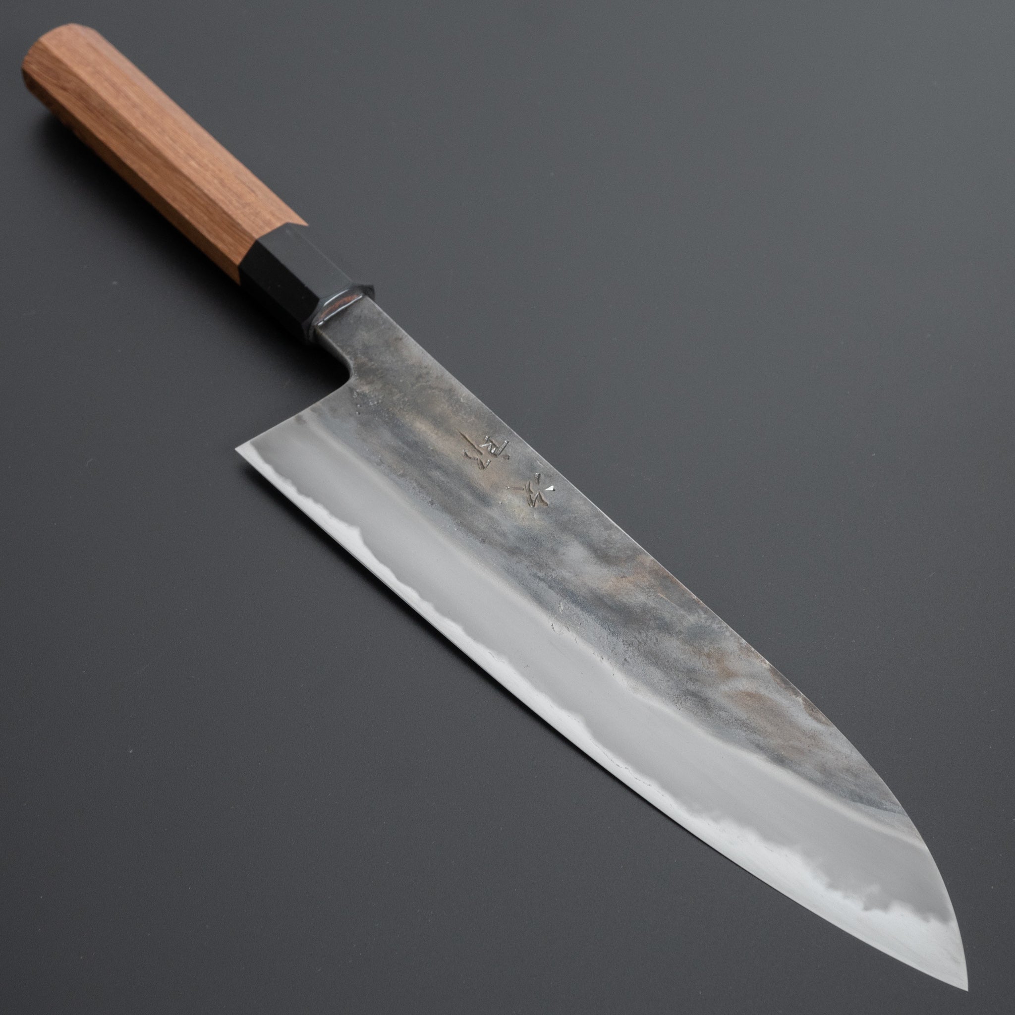 Jiro Tsuchime Wa Gyuto 225mm Japanese Chef Knife with Taihei Tagayasan Handle - Premium Kitchen Knife for Professional Chefs & Home Cooking