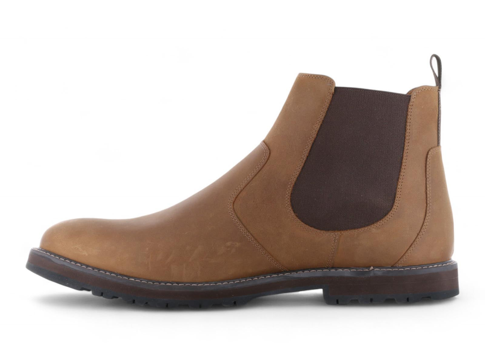 Premium Michael Ellis Woodrow Chelsea Boots for Men - Stylish Brown Leather Ankle Boots - Perfect for Casual Outfits, Office Wear & Date Nights
