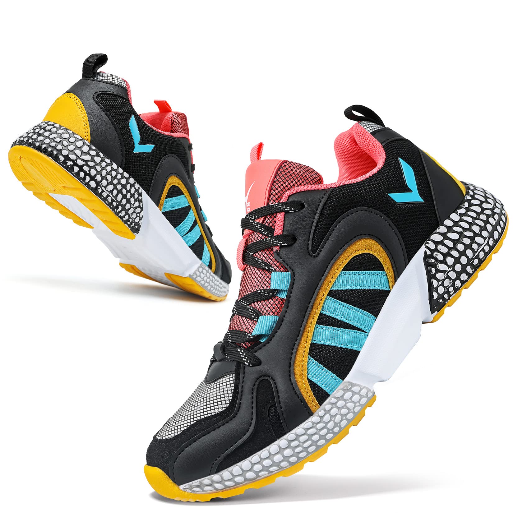 WETIKE Men's/Women's Mesh Slip-On Lightweight Running Shoes - Breathable Comfort Walking Sneakers for Gym, Jogging & Daily Wear