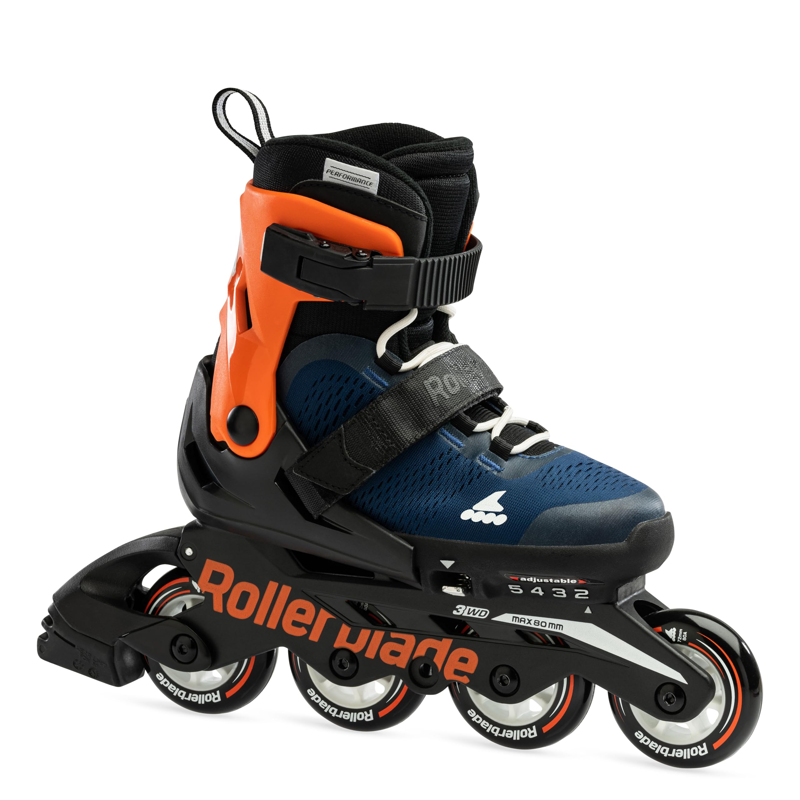 Rollerblade Microblade Adjustable Inline Skates for Kids - Youth Performance Skates for Boys & Girls | Perfect for Outdoor Fitness, Park Skating & Family Activities