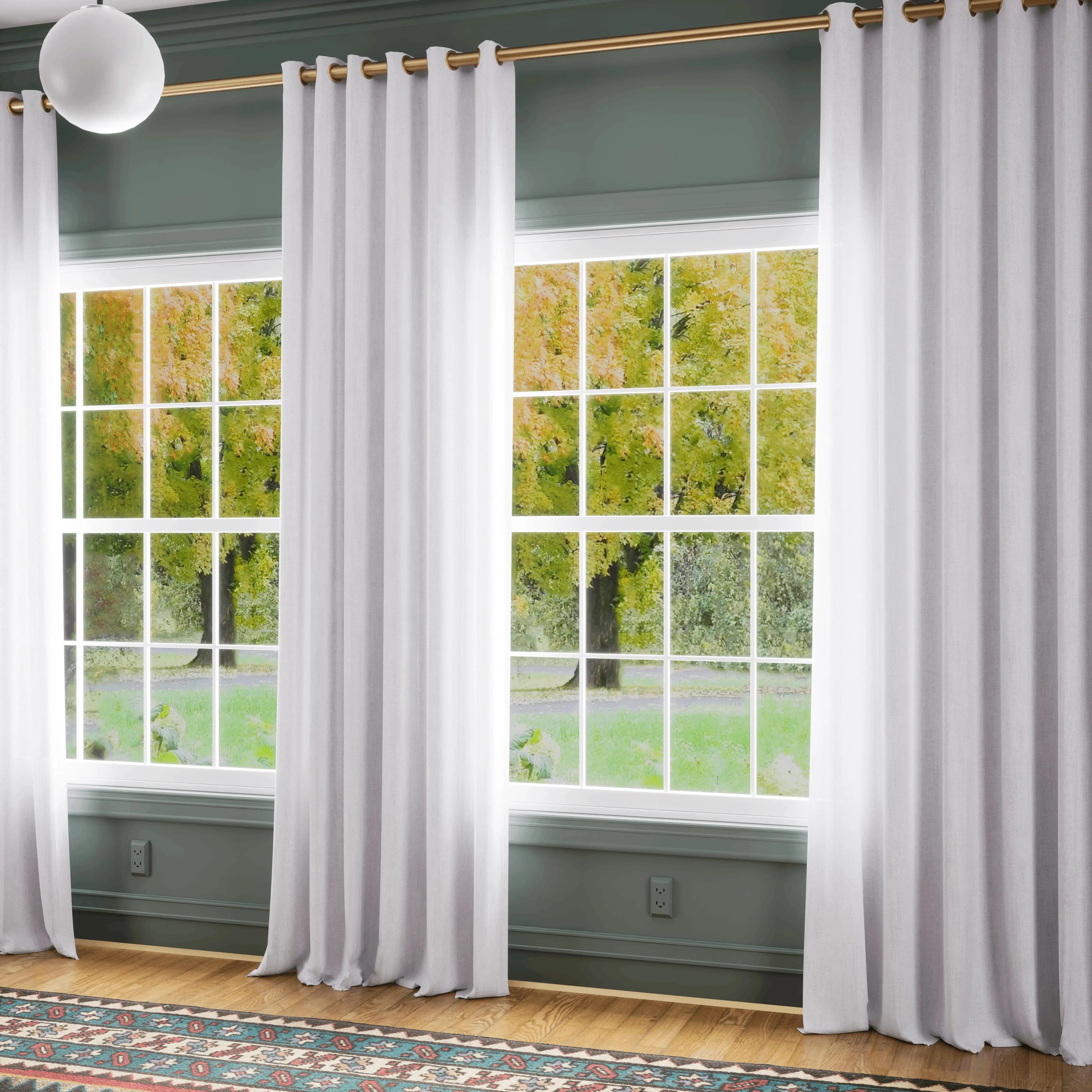 Custom Grommet Curtains for Living Room & Bedroom - Blackout & Thermal Insulated Window Drapes - Modern Home Decor for House & Apartment