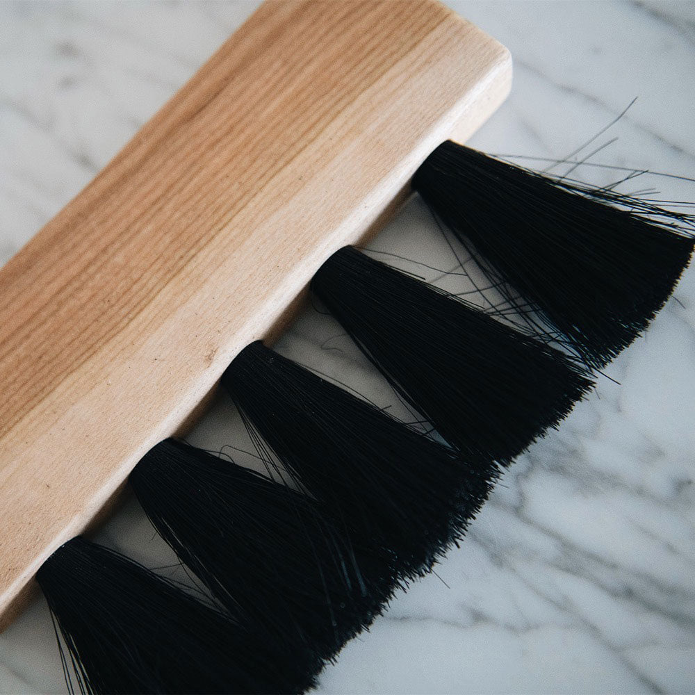 Premium Large Wooden Counter Brush - Heavy Duty Kitchen Cleaning Tool for Countertops, Sinks & Stoves - Natural Wood Handle & Durable Bristles (Model MT0929) - Perfect for Home, Restaurant & Commercial Use