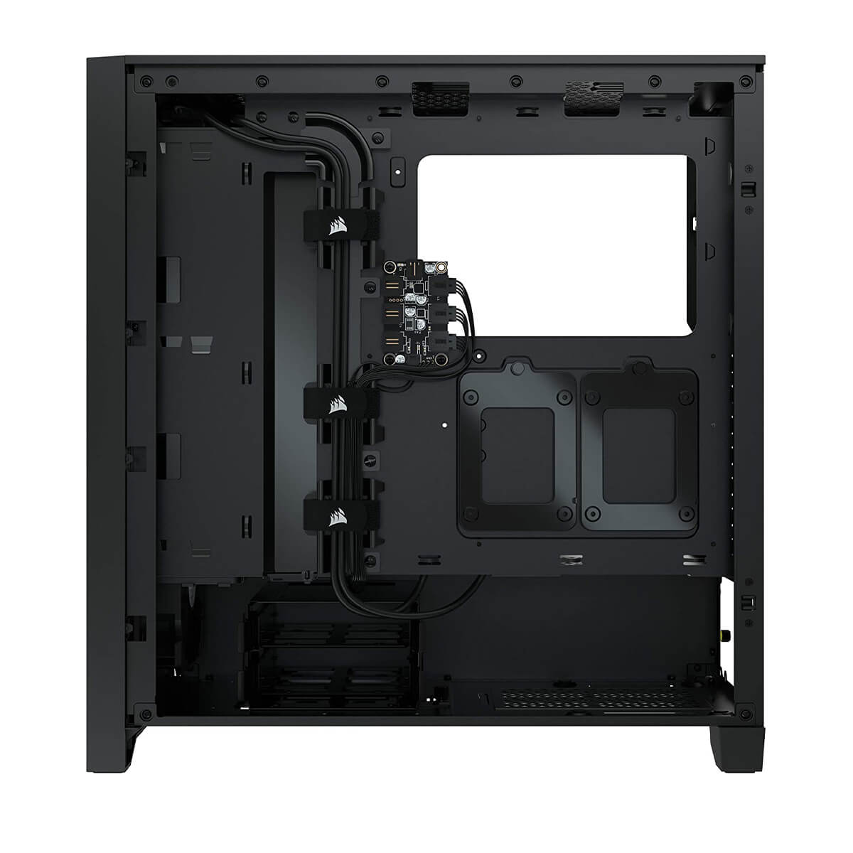 Corsair iCUE 4000X RGB Tempered Glass Mid Tower ATX PC Case - Black | High Airflow Design with 3 RGB Fans | Perfect for Gaming & Workstation Builds