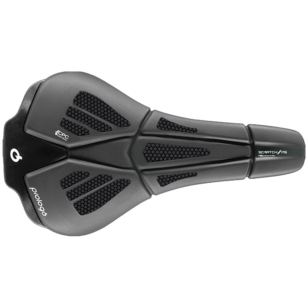 Prologo Scratch M5 140 CPC Tirox Bike Saddle - Lightweight & Durable Cycling Seat for Road & Mountain Bikes | Perfect for Long-Distance Rides & Competitive Cycling
