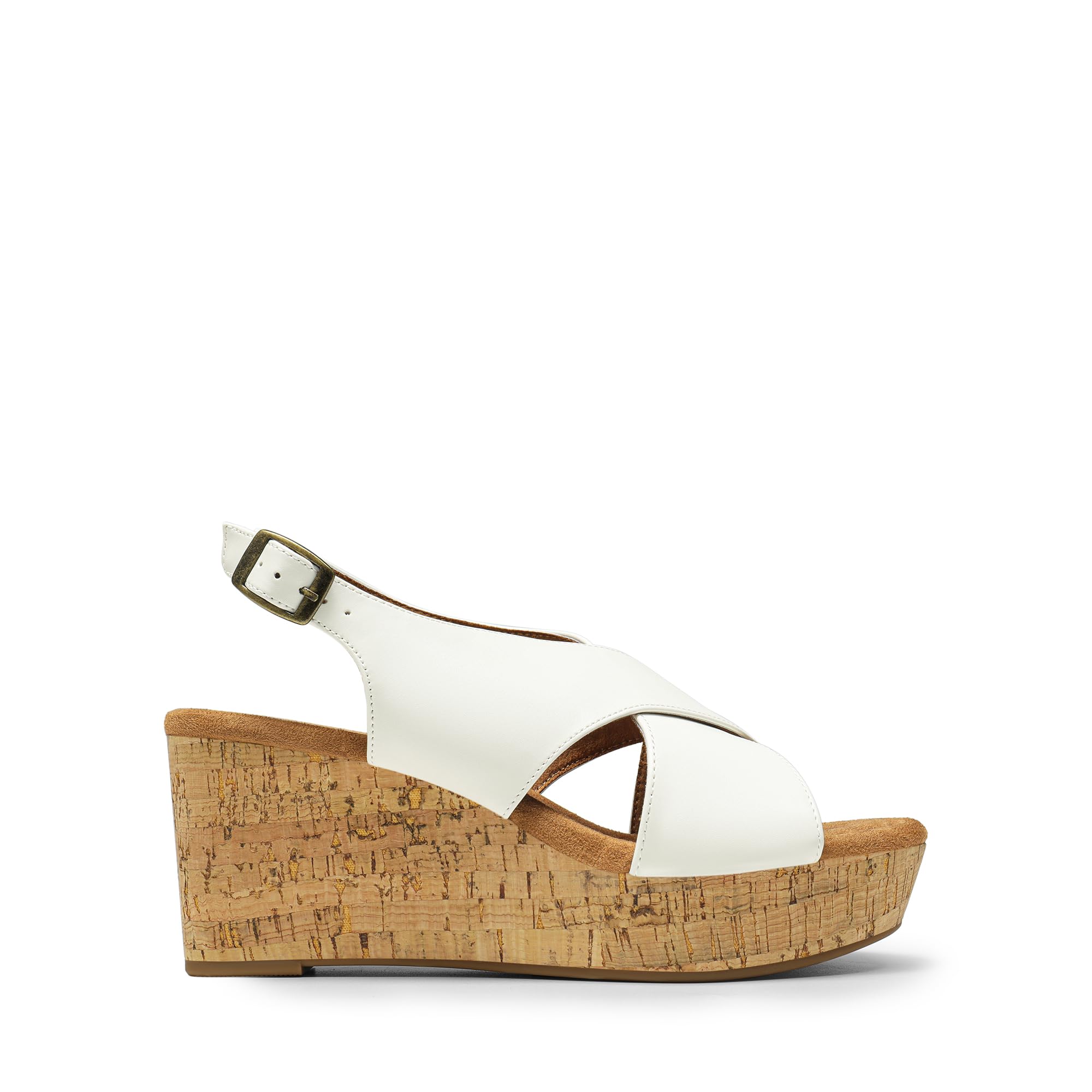 DREAM PAIRS Women's Platform Wedge Sandals with Ankle Strap - Comfortable Casual & Dressy Summer Shoes for Women | Perfect for Beach, Vacation, and Outdoor Activities