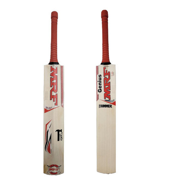 MRF Genius Hammer Cricket Bat 2025 - Premium English Willow Cricket Bat for Professional Players - Perfect for Matches, Training & Backyard Cricket Practice