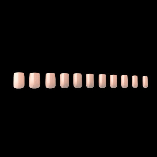 Apres Gel X Neutrals Maisie Natural Nail Tips 150pc - Short Square Style for DIY Manicures & Salon Nails | Perfect for Home, Bridal, and Special Occasion Nail Art
