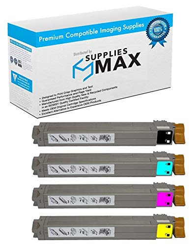 Okidata C9650DN/C9650HDN/C9650HN/C9650N Compatible Toner Cartridge Combo Pack (Black, Cyan, Magenta, Yellow) - High-Quality Replacement for 4291898MP - Perfect for Office Printing & High-Volume Documents