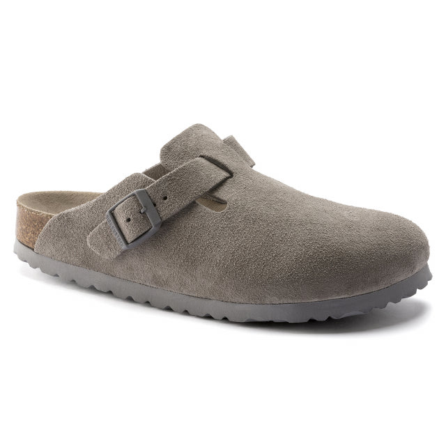 Boston Soft Footbed Suede Leather Loafers for Women - Comfortable Narrow Fit Slip-On Shoes for Work, Travel & Casual Wear