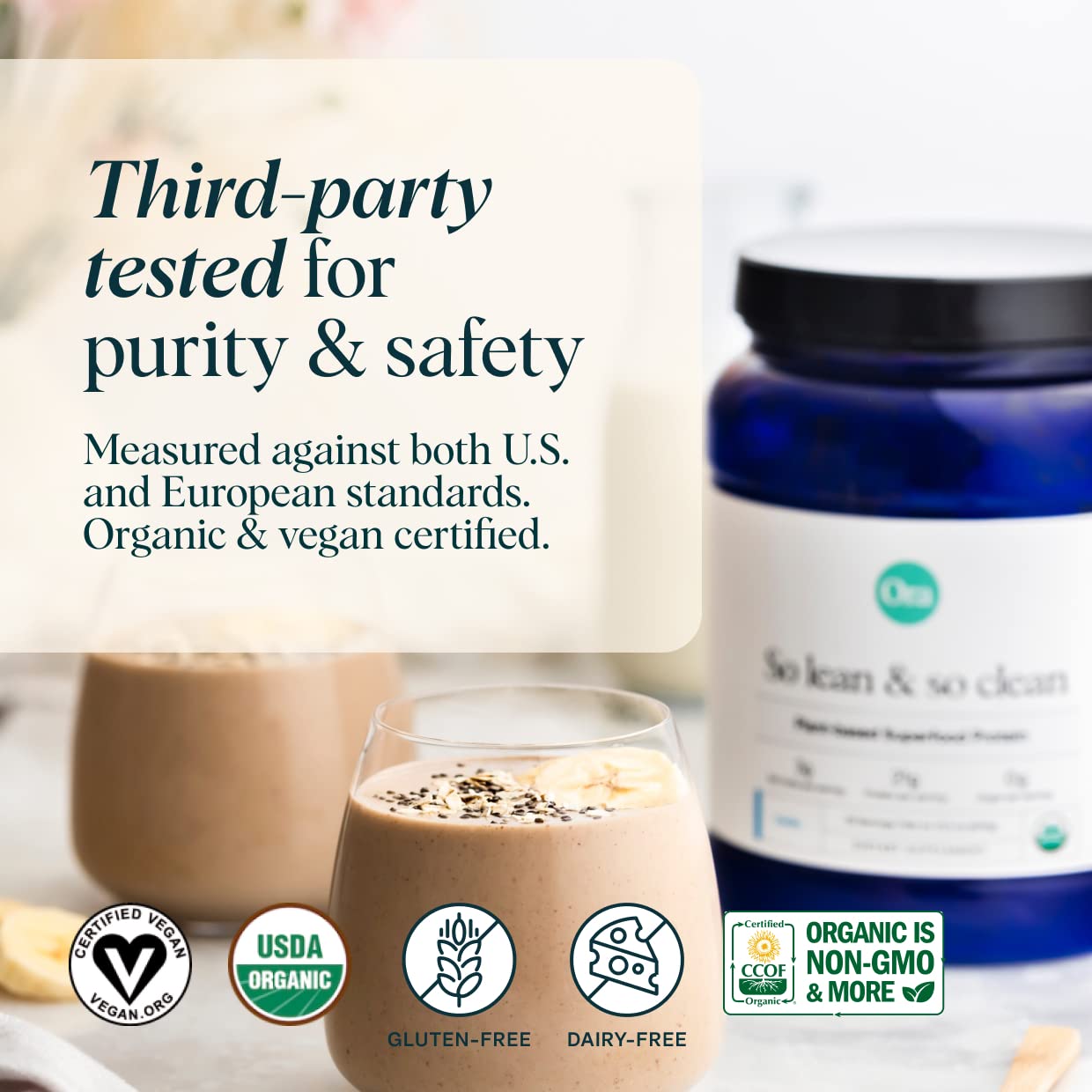 Ora Organic Superfood Greens Powder & Plant-Based Protein Bundle - Citrus & Vanilla Flavors, 30+20 Servings | Vegan, Gluten-Free Supplement for Smoothies, Energy Boost & Post-Workout Recovery